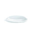 Couvercle plat transparent en plastique PET
