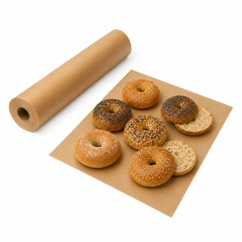 Papier cuisson papier kraft brun siliconé double face 50 000x450mm