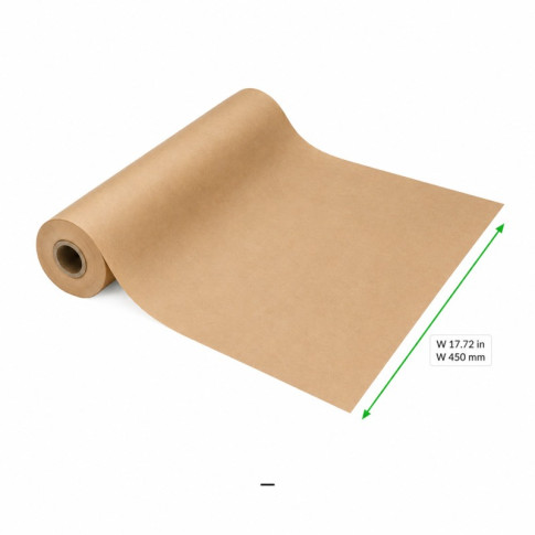 Papier cuisson papier kraft brun siliconé double face 50 000x450mm