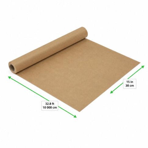 Rouleau de papier cuisson papier kraft siliconé double face  100 000x380mm