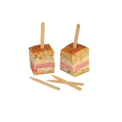 Pique à sandwich plat en bois   H50mm