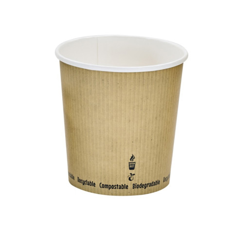 Pot à soupe carton blanc   H115mm 700ml