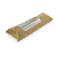 Etui carton ondulé avec fenêtre rectangulaire  230x110mm H55mm