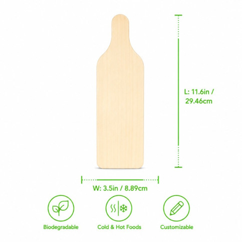 Les planches apero bois 294x90mm H2,4mm