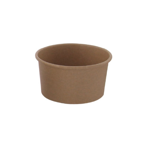 Pot carton kraft brun chaud et froid  H62mm 270ml