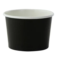Pot carton noir chaud et froid  H50mm 130ml