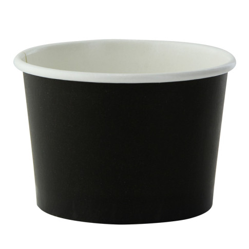 Pot carton noir chaud et froid  H50mm 130ml