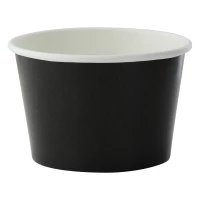 Pot carton noir chaud et froid   H62mm 280ml