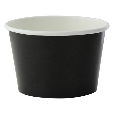 Pot carton noir chaud et froid   H62mm 280ml