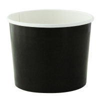 Pot carton noir chaud et froid   H70mm 320ml