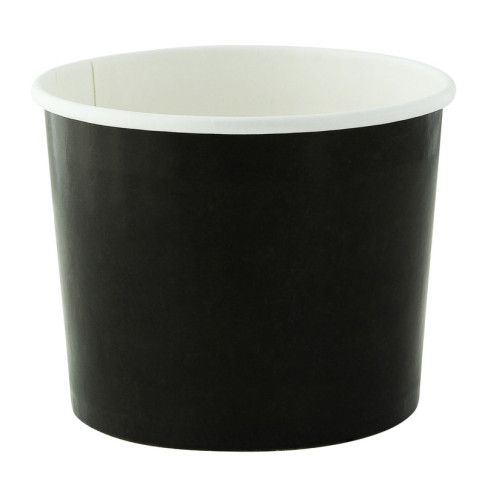 Pot carton noir chaud et froid   H70mm 320ml