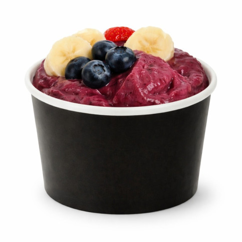 Pot carton noir chaud et froid   H70mm 320ml