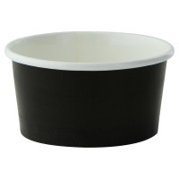 Pot carton noir chaud et froid  H40mm 86ml