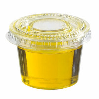 Pot rond PLA transparent    120ml