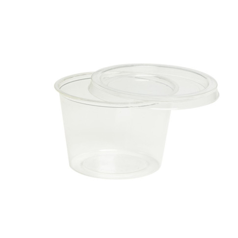 Pot rond PLA transparent   H50mm 120ml