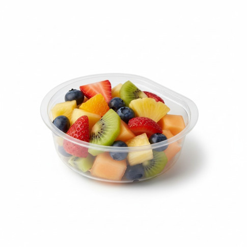 Pot à dessert  en plastique PLA transparent   110ml