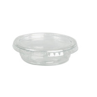 Pot plastique PET transparent rond   H20mm 40ml