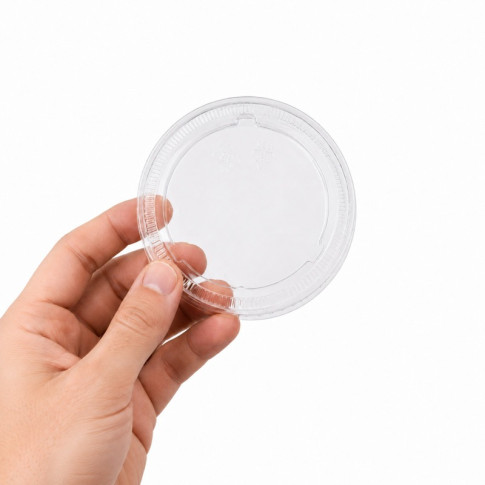 Couvercle PET transparent   H5mm