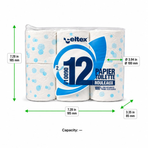 Papier toilette 2 plis  H85mm