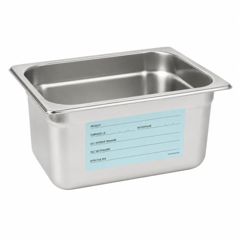 Etiquette de traçabilité alimentaire 100x40mm