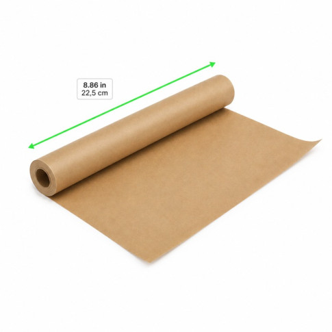 Rouleau de papier kraft brun    H225mm