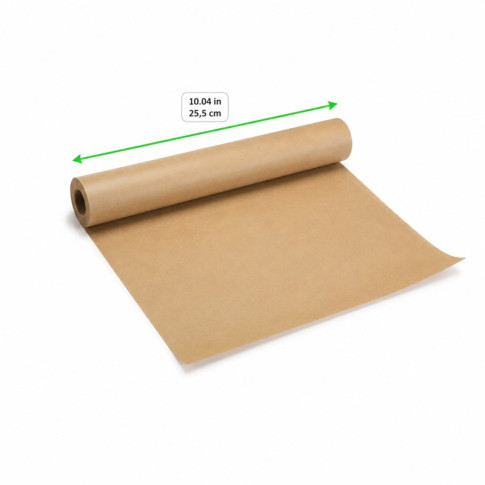 Rouleau de papier kraft brun    H255mm