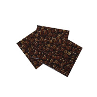 Serviette ouate marron foncé 3 pli  240x240mm