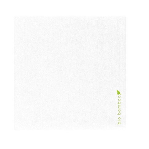 Serviette en fibre de bambou blanche  250x250mm