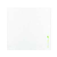 Serviette en fibre de bambou blanche  400x400mm