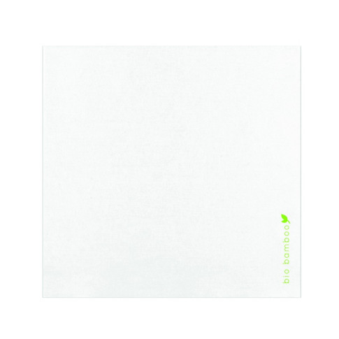 Serviette en fibre de bambou blanche  400x400mm