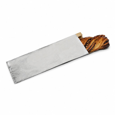 Sac aluminium avec intérieur kraft brun  90x220mm H40mm
