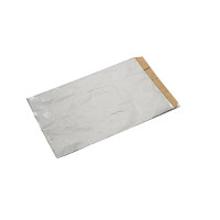 Sac aluminium avec intérieur kraft brun  140x220mm H70mm