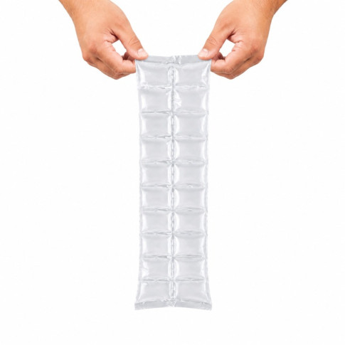 Sachet de glacons en LDPE 80% LLDPE 20%  305x200mm H10mm