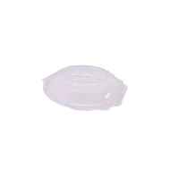 Saladier PET rond avec couvercle charnière   H30mm 500ml