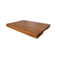 Support en bambou rectangulaire pour 120 piques 300x250mm H23mm