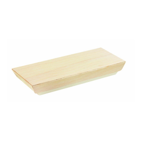 Couvercle Samourai en bois pour barquette  215x85mm