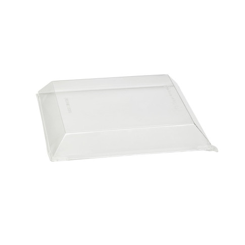Couvercle Samourai dôme transparent en plastique PET transparent pour barquette 230x230mm H34mm