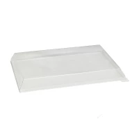 Couvercle Samourai dôme transparent en plastique PET transparent pour barquette 390x280mm H40mm
