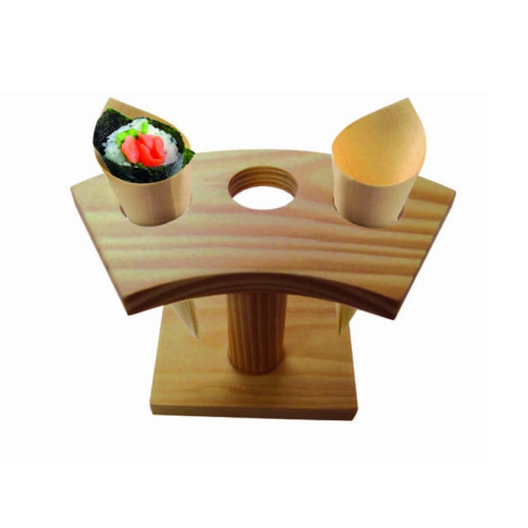 Support bambou pour cônes 3 trous  160x75mm H90mm