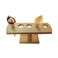 Support bambou pour cônes 5 trous  235x80mm H95mm