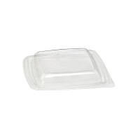 Couvercle dôme plastique transparent  195x195mm H30mm