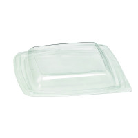 Couvercle dôme plastique transparent  195x195mm H30mm