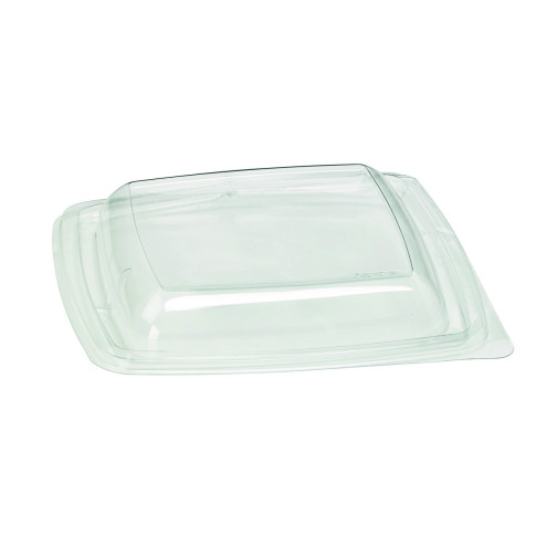 Couvercle dôme plastique transparent  195x195mm H30mm