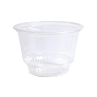 Coupe dessert plastique PET transparent   H68mm 280ml