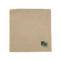 Serviette papier écrue 2 plis  300x300mm