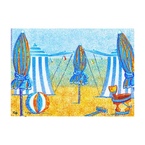 Set papier décor balnéaire 297x430mm