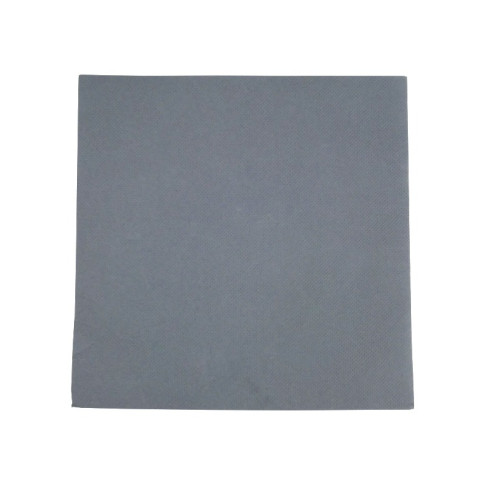 Serviette micro point anthracite 2 plis   380x380mm