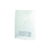 Sac bloomer papier blanc avec fenêtre  157x85mm H220mm