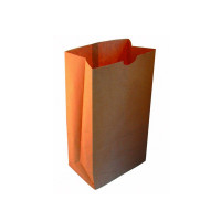 Sac SOS papier kraft brun recyclé 180x110mm H345mm