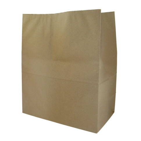 Sac SOS double-paroi papier kraft brun  320x170mm H380mm